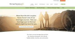 Desktop Screenshot of marriagedynamics.com